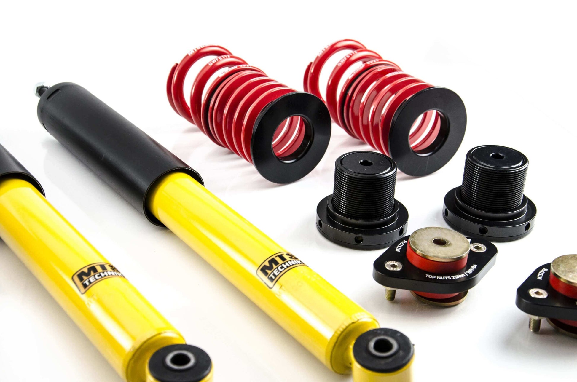 MTS Technik Stance Series Coilover Kit - With Rear Top Mount, Inox Housing for 1985-1993 BMW 325e (E30)