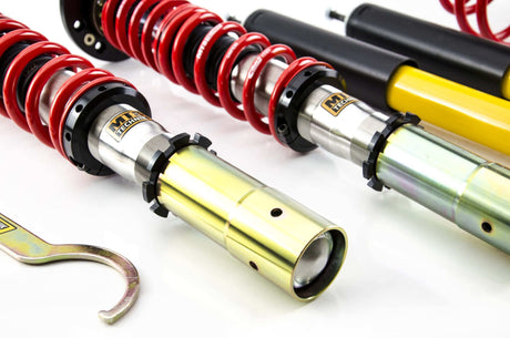 MTS Technik Street Series Coilover Kit - With Rear Top Mount, Inox Housing< 51mm Strut for 1985-1993 BMW 325i (E30)