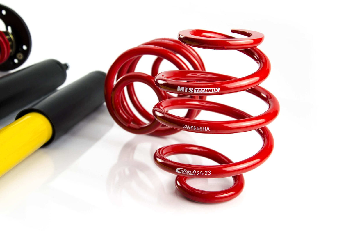 MTS Technik Street Series Coilover Kit - With Rear Top Mount, Inox Housing< 51mm Strut for 1985-1993 BMW 325i (E30)
