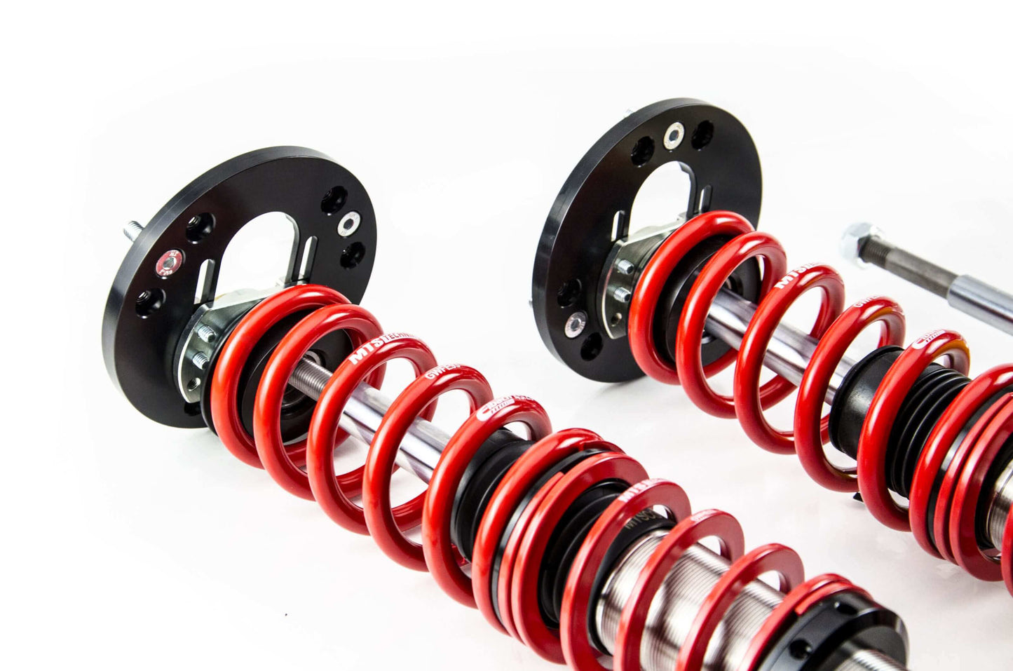 MTS Technik Street Series Coilover Kit - With Front Top Mount, With and Without Nivo, Inox Housing for 2001-2003 BMW 540i (E39) Touring Wagon