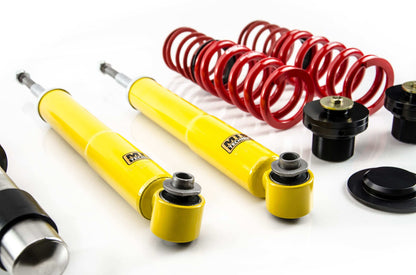 MTS Technik Street Series Coilover Kit - With Front Top Mount, With and Without Nivo, Inox Housing for 2001-2003 BMW 528i (E39) Touring Wagon
