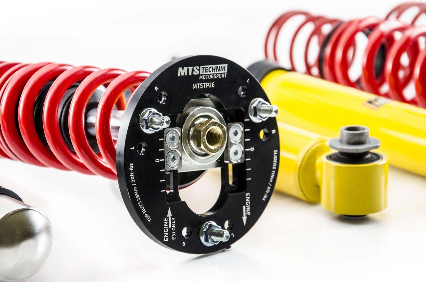 MTS Technik Street Series Coilover Kit - With Front Top Mount, Inox Housing, With and Without Nivo for 2010 BMW 535i (E61)