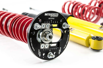 MTS Technik Street Series Coilover Kit - With Front Top Mount, Without Rear Top Mount, Inox Housing for 1992-1999 BMW 328i (E36/E46)