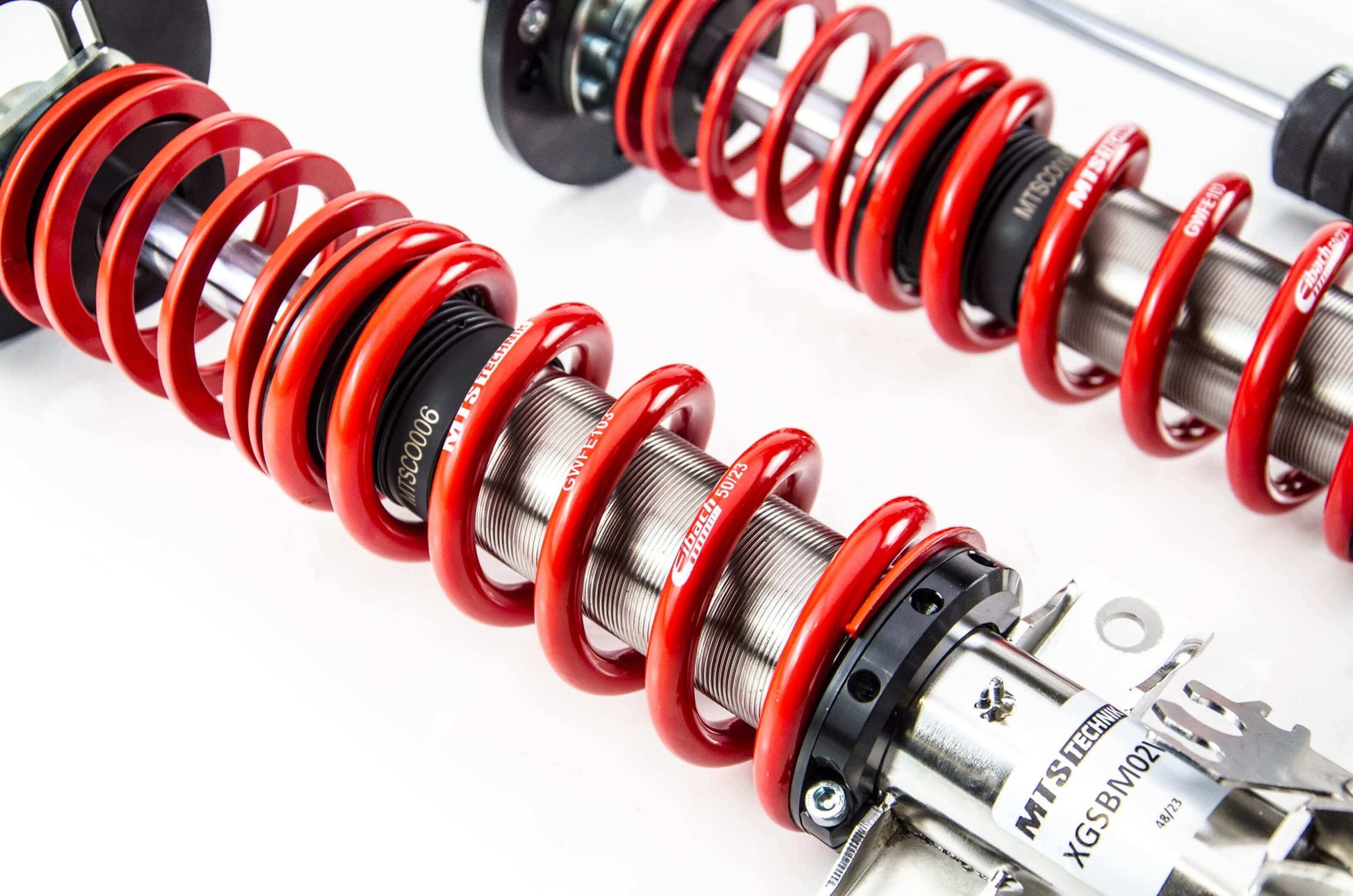 MTS Technik Street Series Coilover Kit - With Front Top Mount, Without Rear Top Mount, Inox Housing for 1992-1999 BMW 318is (E36)