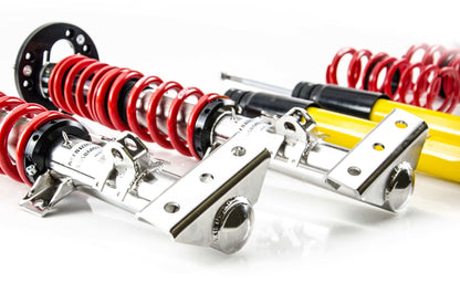 MTS Technik Street Series Coilover Kit - With Front Top Mount, Without Rear Top Mount, Inox Housing for 1992-1999 BMW 325i (E36)