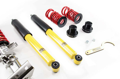 MTS Technik Stance Series Coilover Kit - With Front Axle Top Mount, Inox Housing for 1997-2002 BMW 328i (E36/E46)