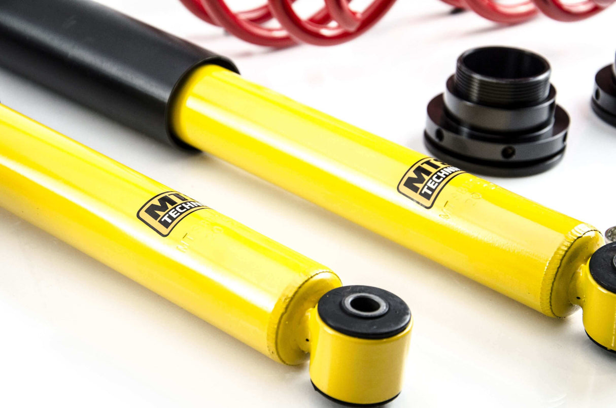 MTS Technik Street Series Coilover Kit - Without Rear Top Mount, Inox Housing< 45mm Strut for 1985-1993 BMW 325e (E30)