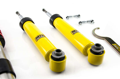 MTS Technik Stance Series Coilover Kit - Without Front Top Mount, Inox Housing for 2010 BMW 535i (E61)