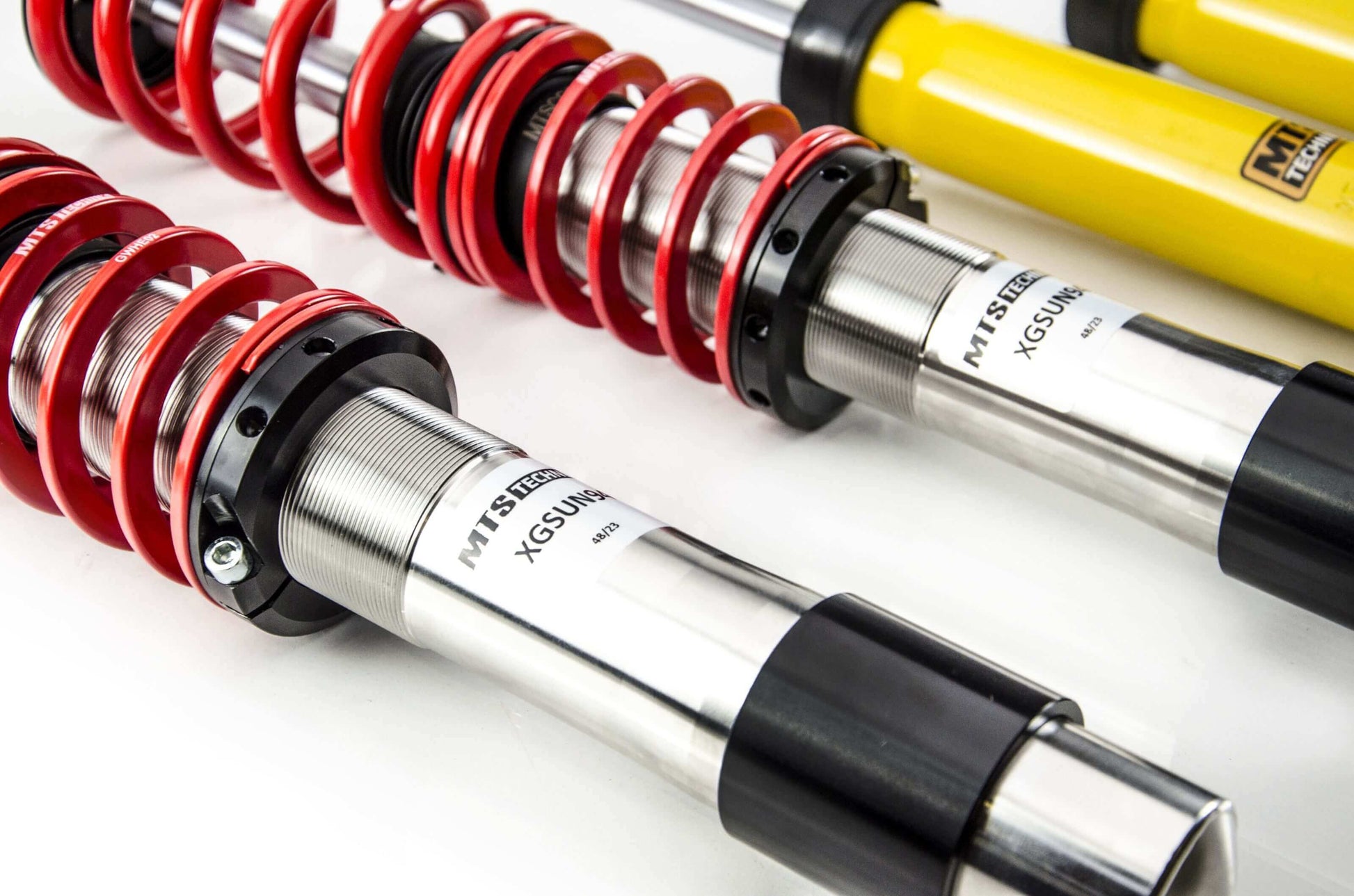 MTS Technik Street Series Coilover Kit - Without Front Top Mount, Inox Housing, With Nivo for 2010 BMW 535i (E61)