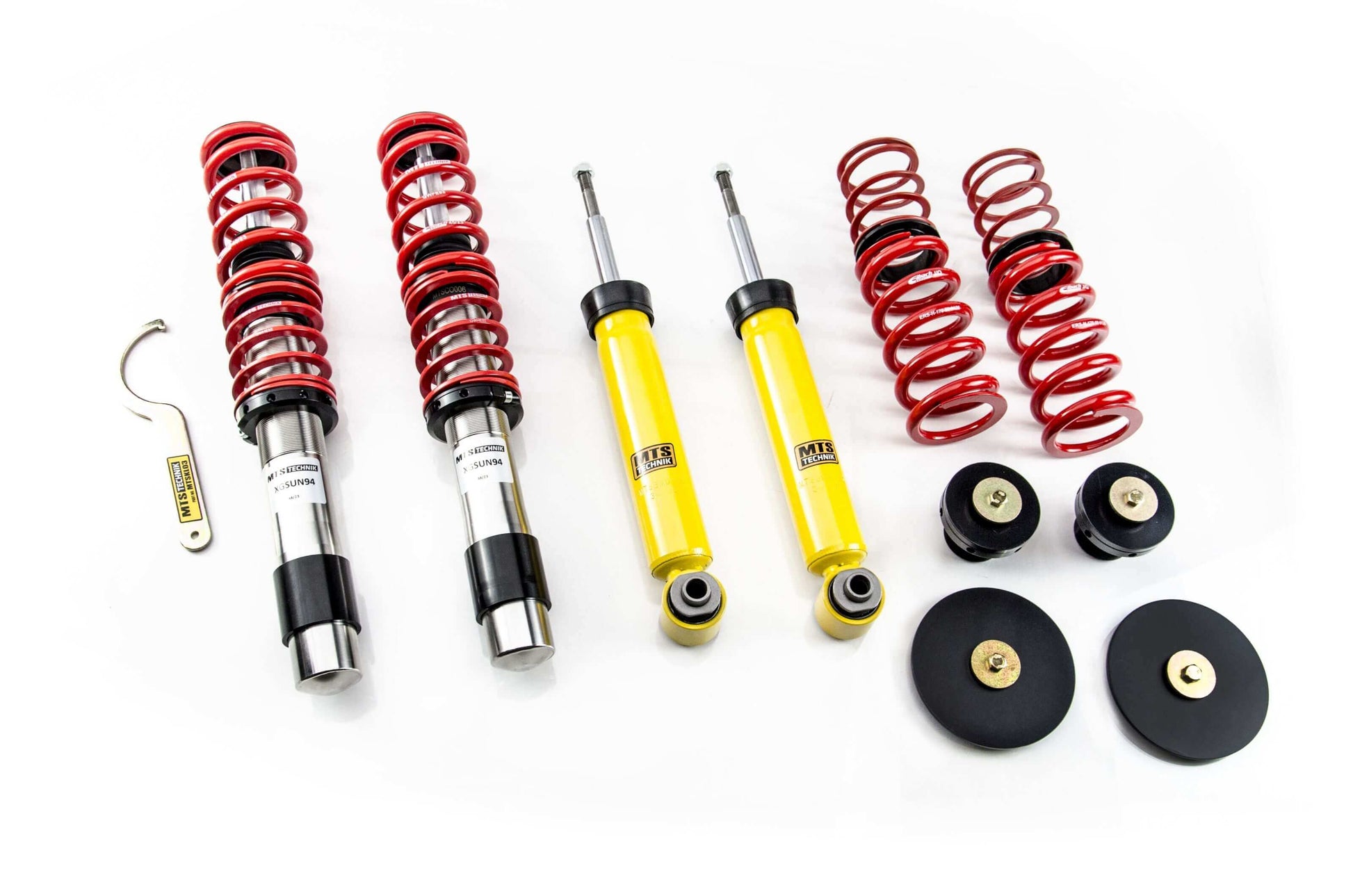 MTS Technik Street Series Coilover Kit - Without Front Top Mount, Inox Housing, With and Without Nivo for 2010 BMW 535i (E61)