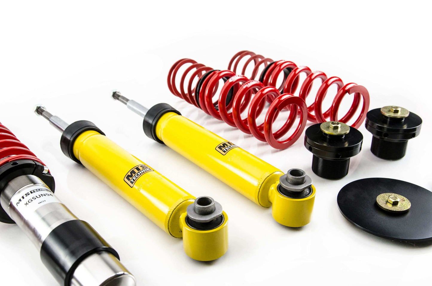 MTS Technik Street Series Coilover Kit - Without Front Top Mount, Inox Housing, With and Without Nivo for 2010 BMW 535i (E61)