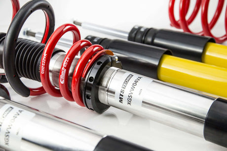 MTS Technik Street Series Coilover Kit - Without Front Top Mount, 34-40-70 N/mm Front Main Spring Rate for 2004-2009 Audi S3 (8P)