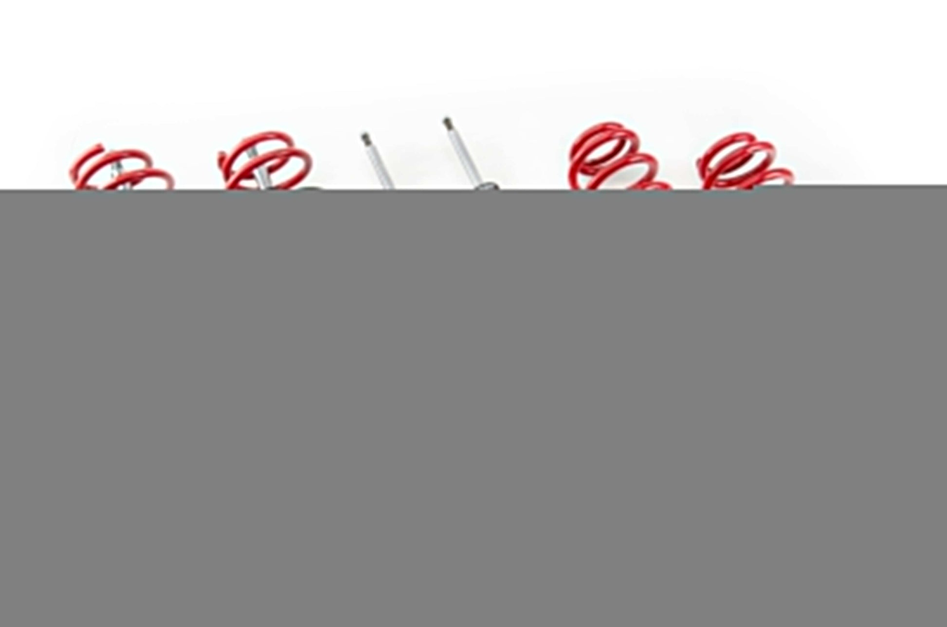 MTS Technik Street Series Coilover Kit - Without Front Top Mount, 34-40-70 N/mm Front Main Spring Rate for 2004-2009 Volkswagen Jetta (MK4/MK5/MK6/MK7)