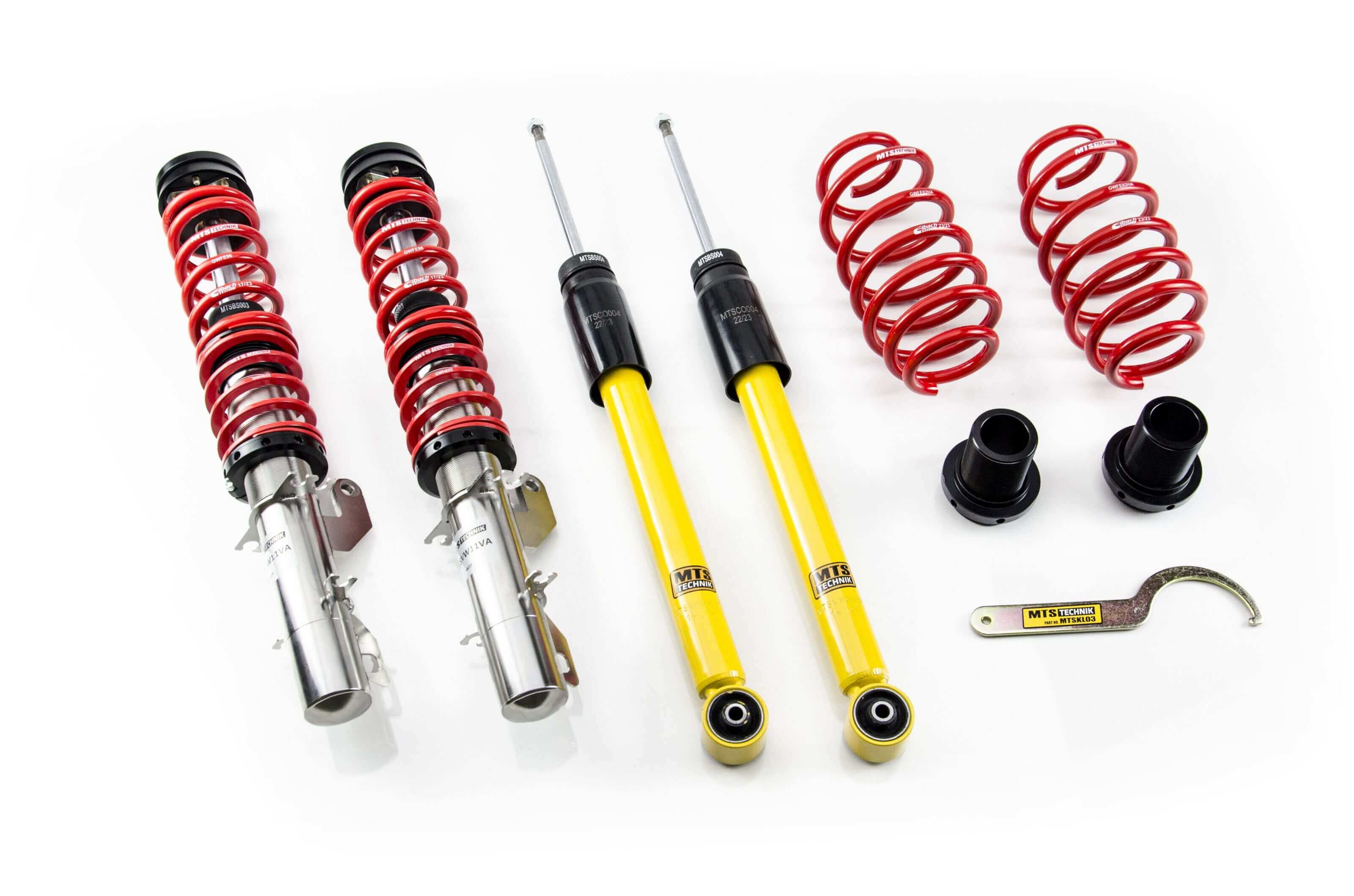 MTS Technik Street Series Coilover Kit for 1998-2010 Volkswagen Jetta (MK3/MK4/MK5)