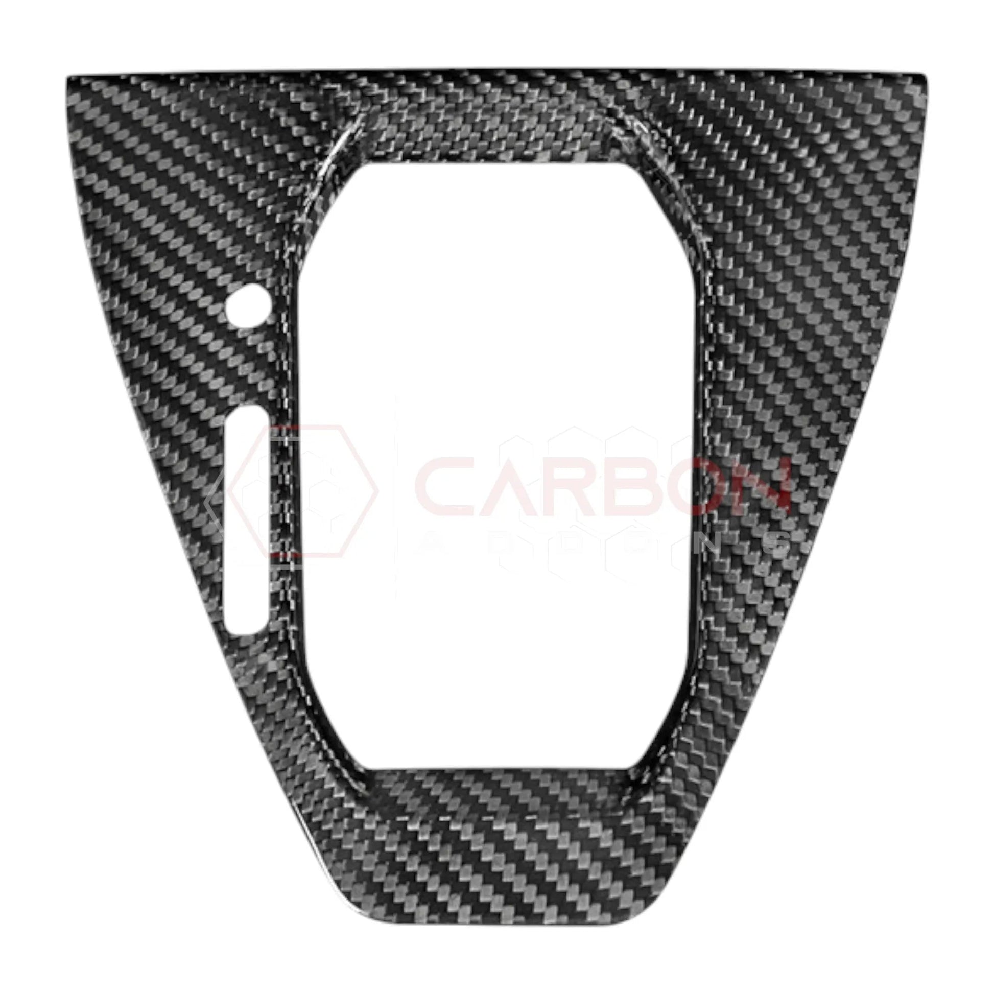 2024+ Mustang Hard Carbon Fiber Gear Shift Trim Cover