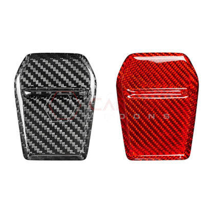 2024+ S650 Mustang Seat Recliner Inner Trim Dry Carbon Fiber Cover | 2pcs