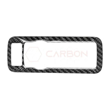 Real Carbon Fiber Headlight Control Trim Cover for 2024+ Ford Mustang