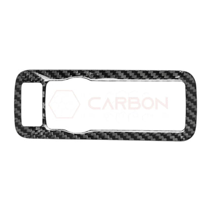 Real Carbon Fiber Headlight Control Trim Cover for 2024+ Ford Mustang