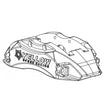 Yellow Speed Racing Front Brake Caliper Pair - 8 Pot (YSCPF8a)