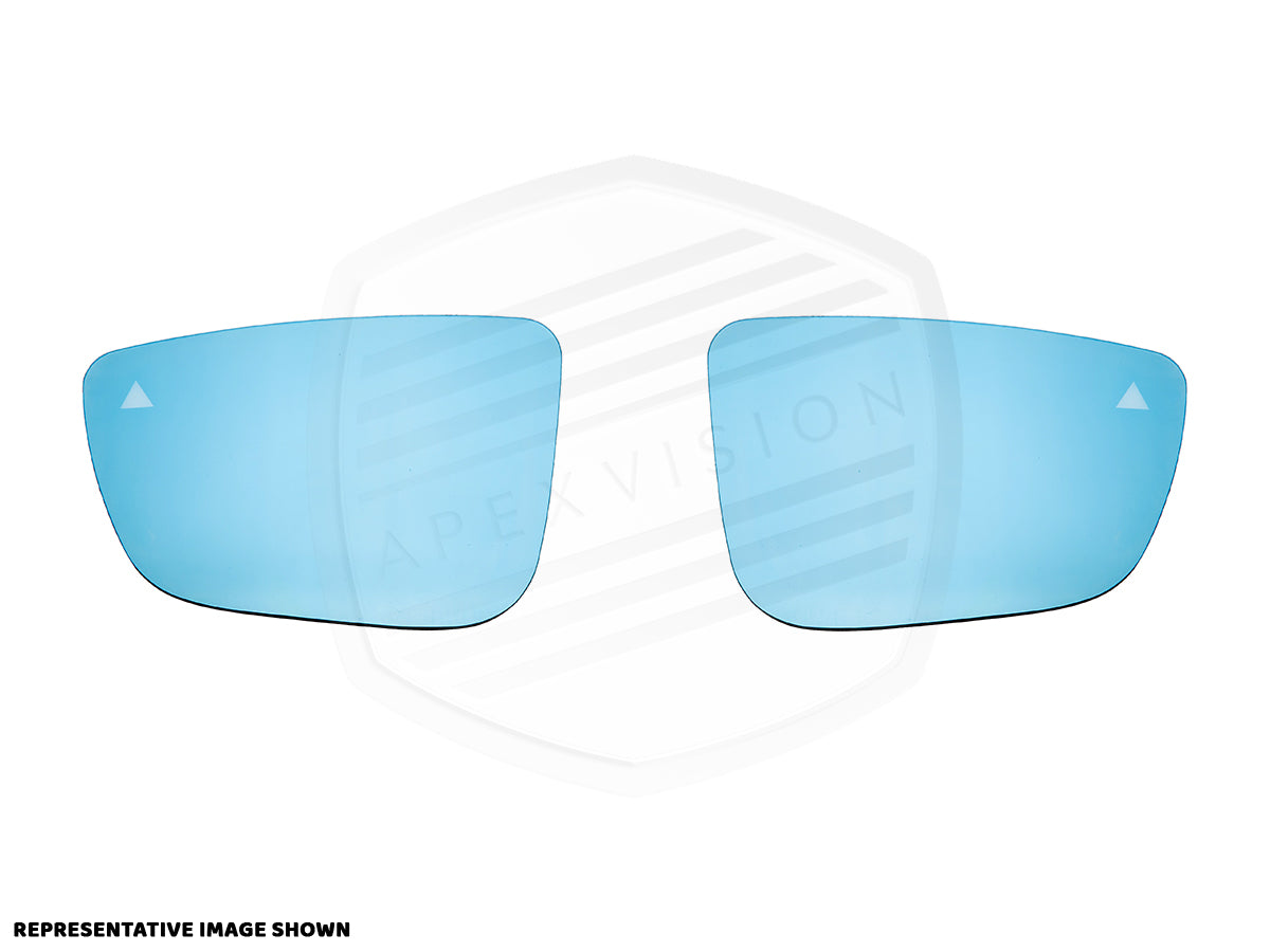 ApexVision Blue Tinted Side View Mirror Glass Set - F95 X5M | F96 X6M