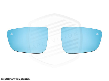 ApexVision Blue Tinted Side View Mirror Glass Set - Nissan R35 GTR