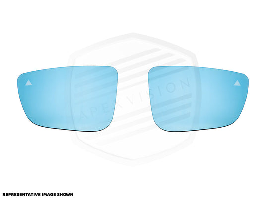 ApexVision Blue Tinted Side View Mirror Glass Set - G05 X5 | G06 X6 | G07 X7