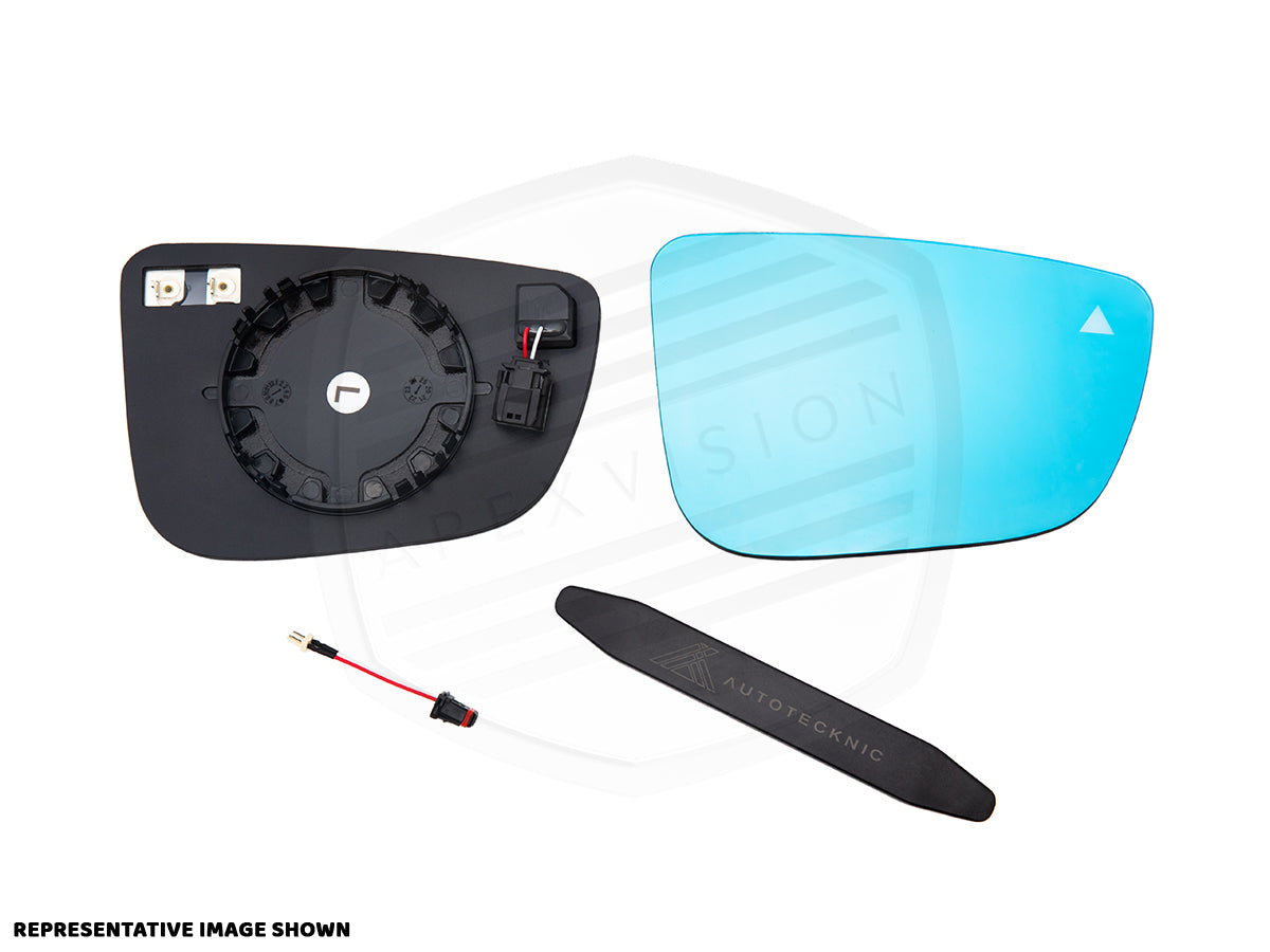 ApexVision Blue Tinted Side View Mirror Glass Set - F95 X5M | F96 X6M