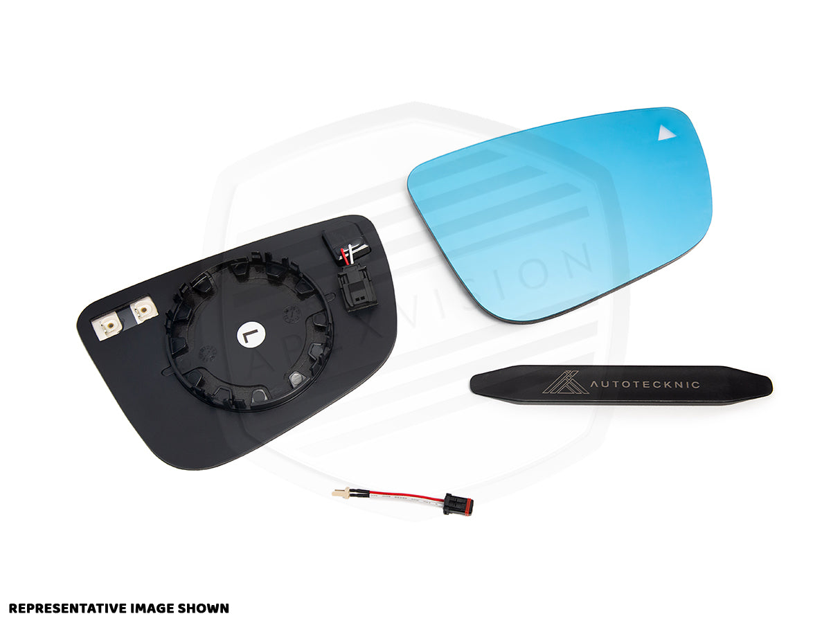 ApexVision Blue Tinted Side View Mirror Glass Set - F95 X5M | F96 X6M
