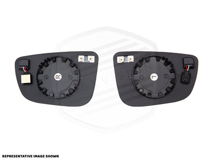 ApexVision Blue Tinted Side View Mirror Glass Set - Nissan R35 GTR