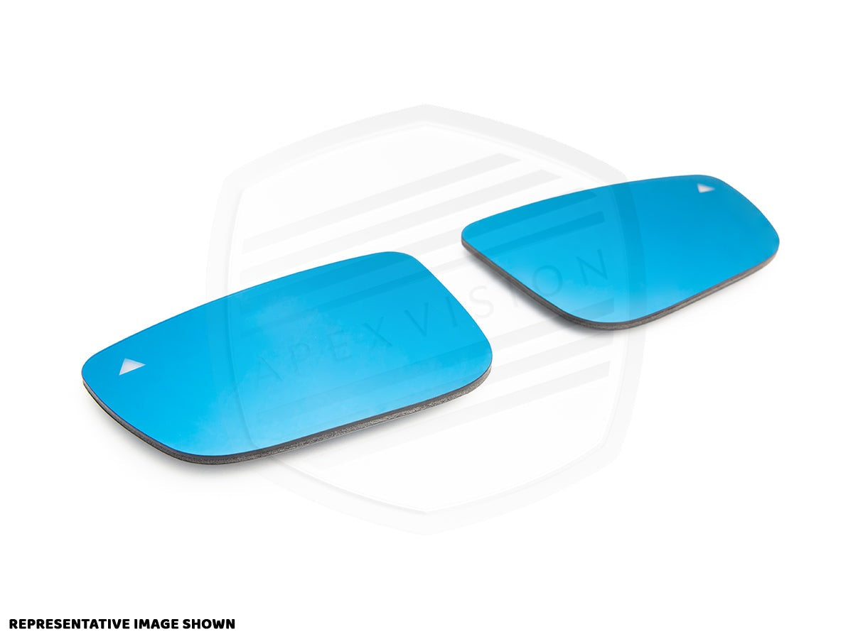 ApexVision Blue Tinted Side View Mirror Glass Set - F95 X5M | F96 X6M