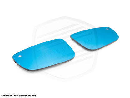 ApexVision Blue Tinted Side View Mirror Glass Set - G01 X3 | G02 X4