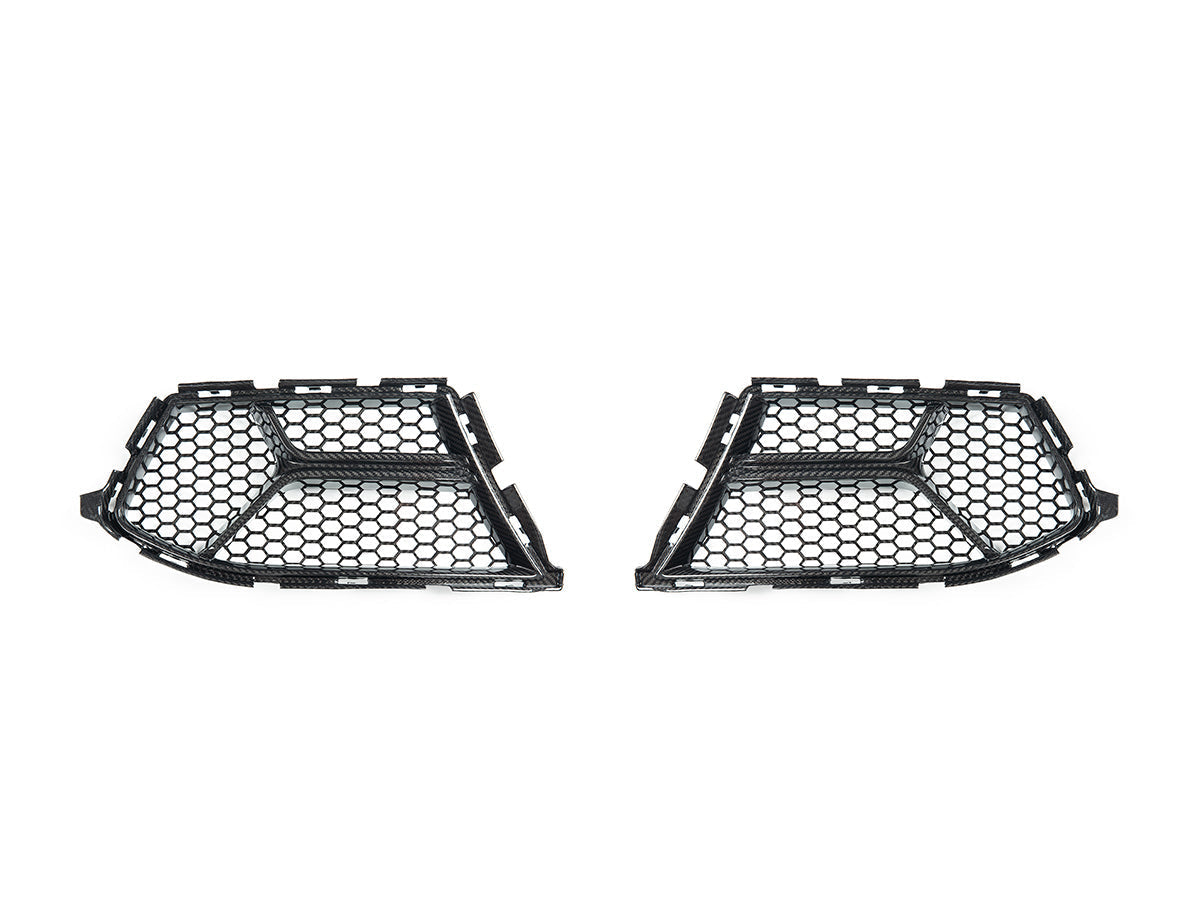 AutoTecknic Dry Carbon Corsa Front Bumper Lower Vent Set - BMW G80 M3 | G82/ G83 M4