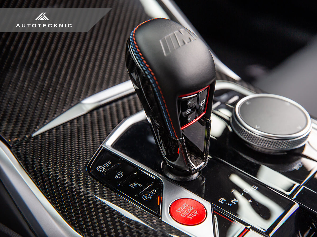 AutoTecknic Dry Carbon Gear Selector Cover - F95 X5M | F96 X6M