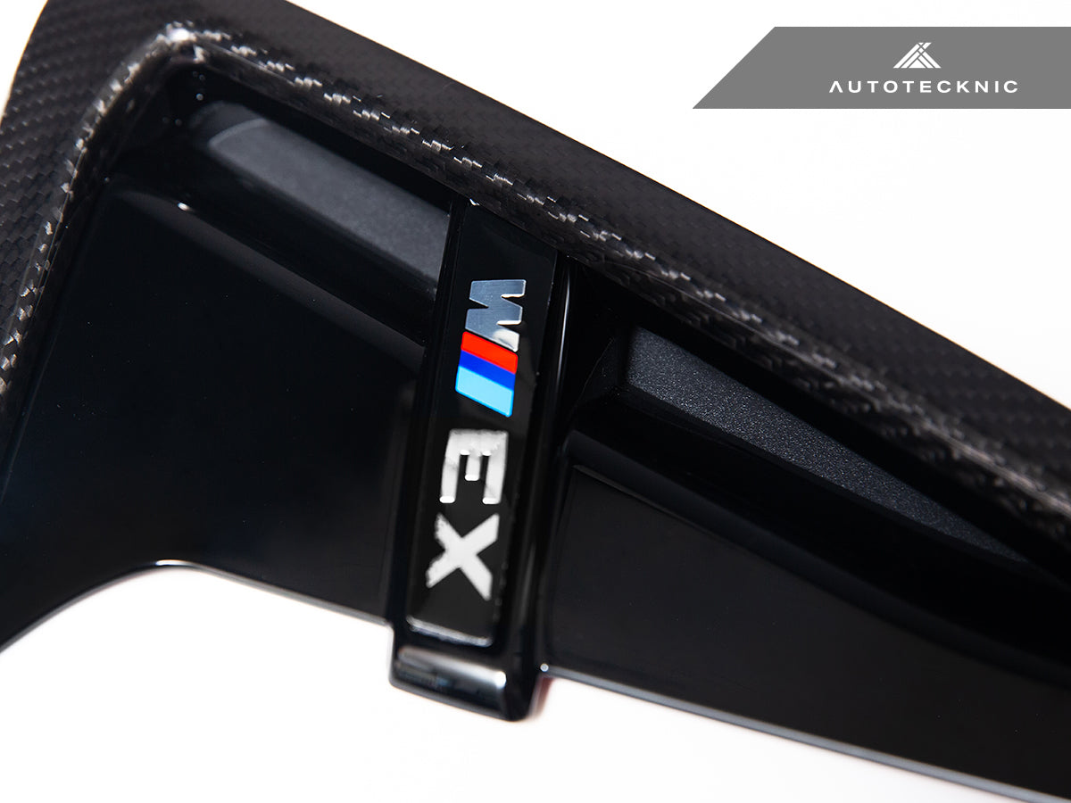 AutoTecknic Dry Carbon Gloss Black Fender Trim Set - F97 X3M | F98 X4M