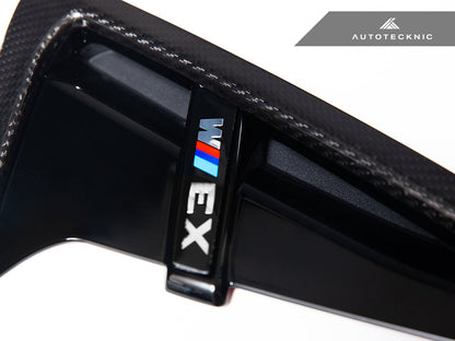 AutoTecknic Dry Carbon Gloss Black Fender Trim Set - F97 X3M | F98 X4M
