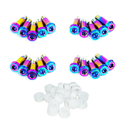 ZSPEC Shoulder-Bolt Timing Covers Fastener Kit for '84-89 Nissan 300zx Z31, Titanium
