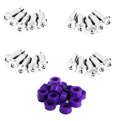 ZSPEC Shoulder-Bolt Timing Covers Fastener Kit for '84-89 Nissan 300zx Z31, Titanium