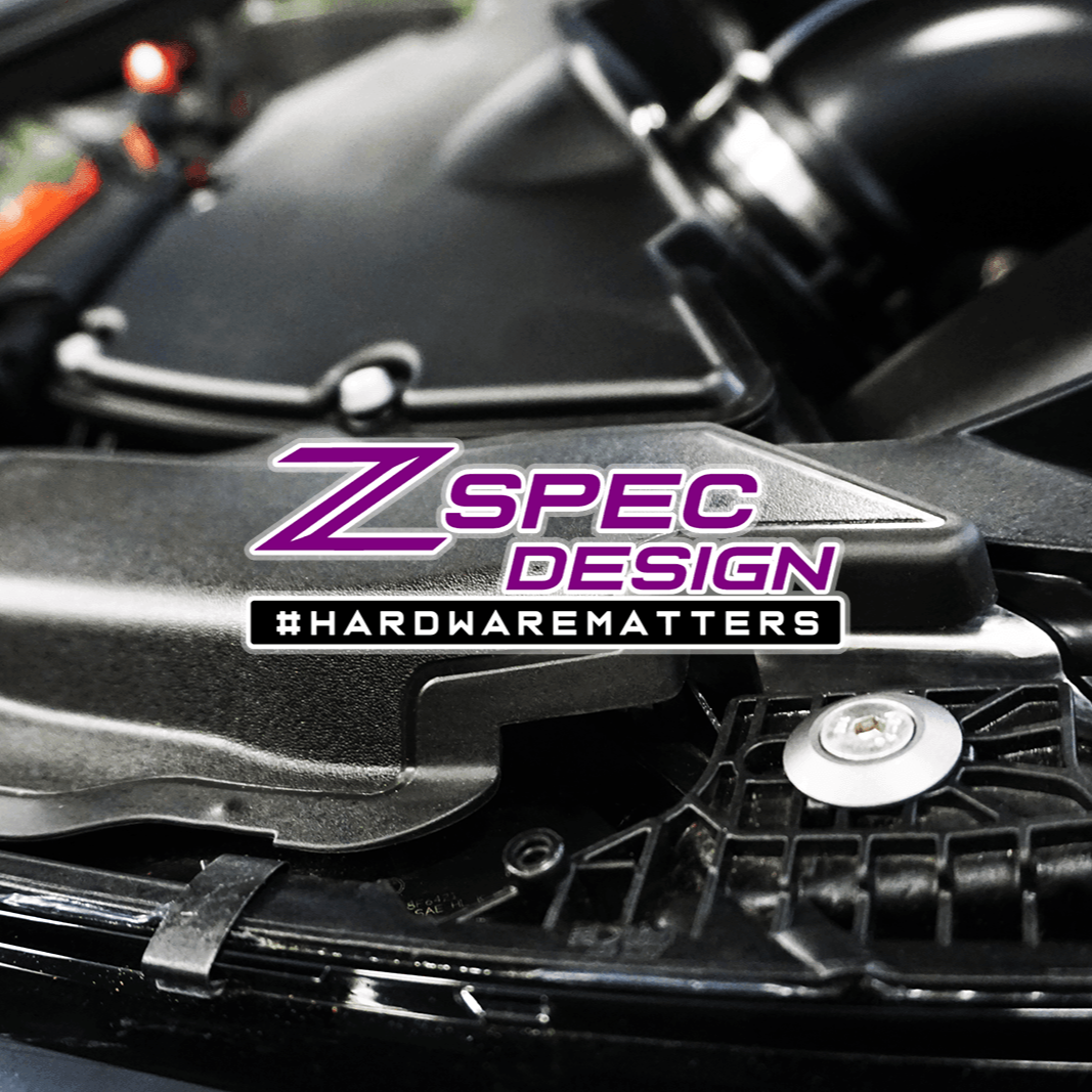 ZSPEC Stage-2 Dress Up Bolts® Fastener Kit for '18-22+ Audi A5 8W6 2.0L, Stainless & Billet