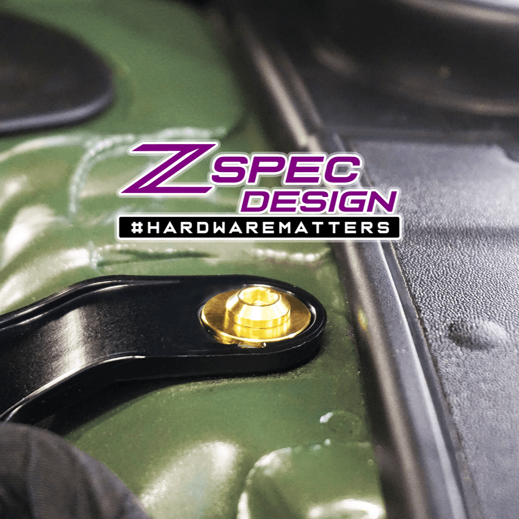 ZSPEC Stage-2 Dress Up Bolts® Fastener Kit for '18-23+ Audi A5 8W6 2.0L, Titanium
