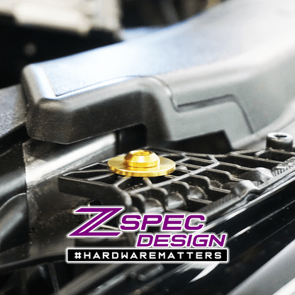 ZSPEC Stage-1 Dress Up Bolts® Fastener Kit for '18-23+ Audi A5 8W6 2.0L, Titanium