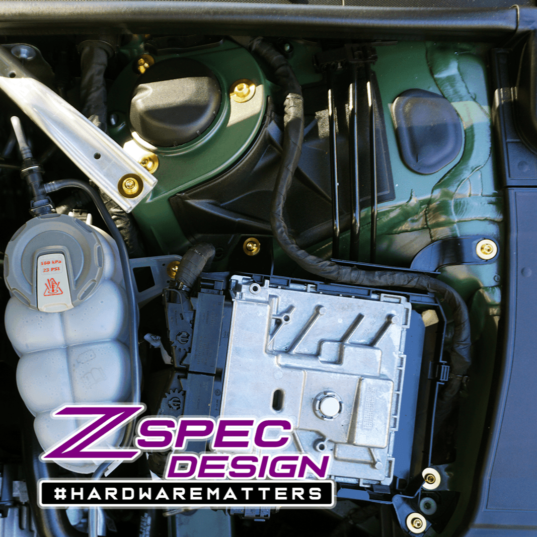ZSPEC Stage-1 Dress Up Bolts® Fastener Kit for '18-23+ Audi A5 8W6 2.0L, Titanium