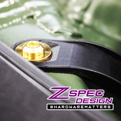 ZSPEC Stage-2 Dress Up Bolts® Fastener Kit for '18-23+ Audi A5 8W6 2.0L, Titanium