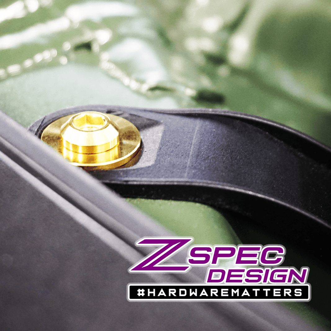 ZSPEC Stage-1 Dress Up Bolts® Fastener Kit for '18-23+ Audi A5 8W6 2.0L, Titanium