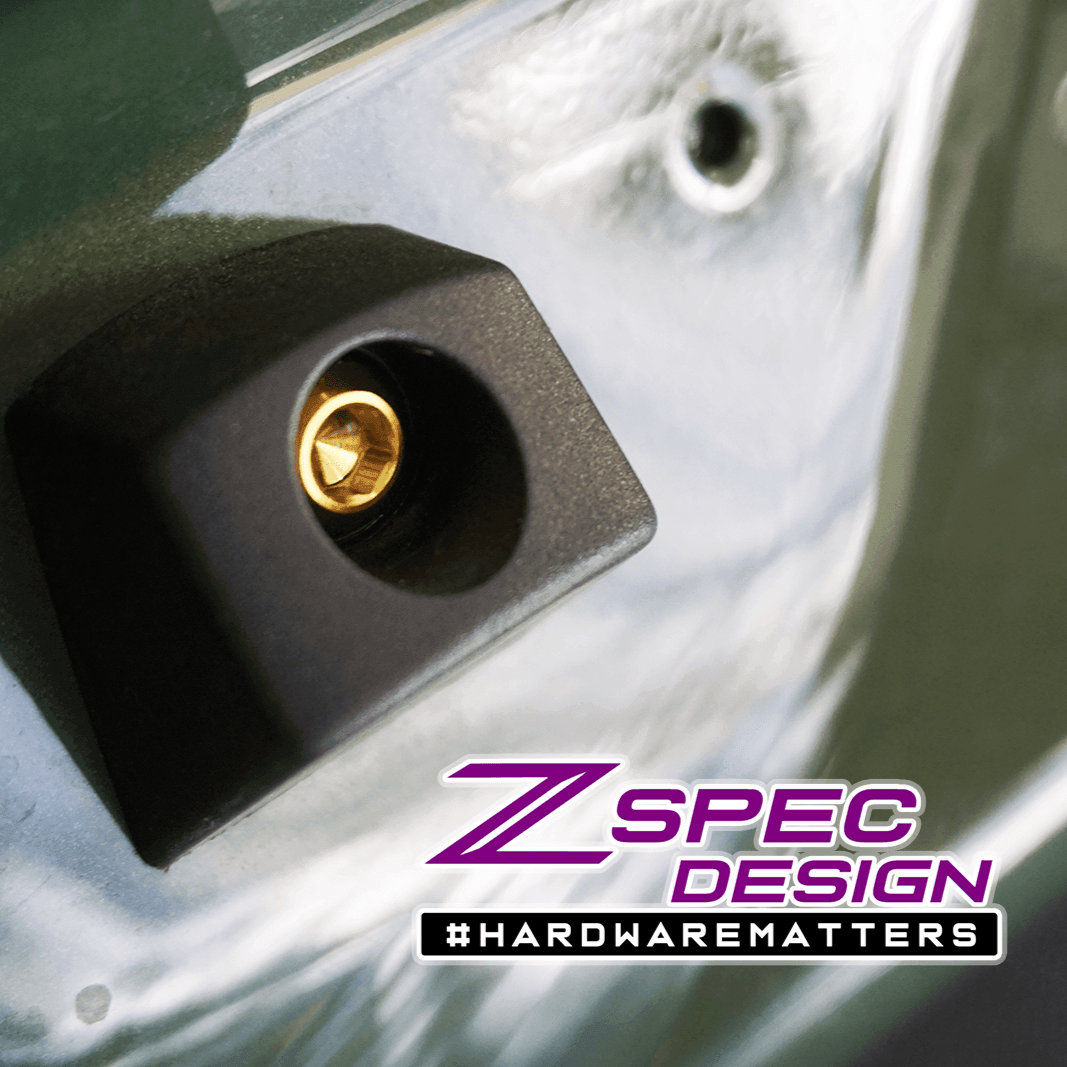 ZSPEC Stage-2 Dress Up Bolts® Fastener Kit for '18-23+ Audi A5 8W6 2.0L, Titanium