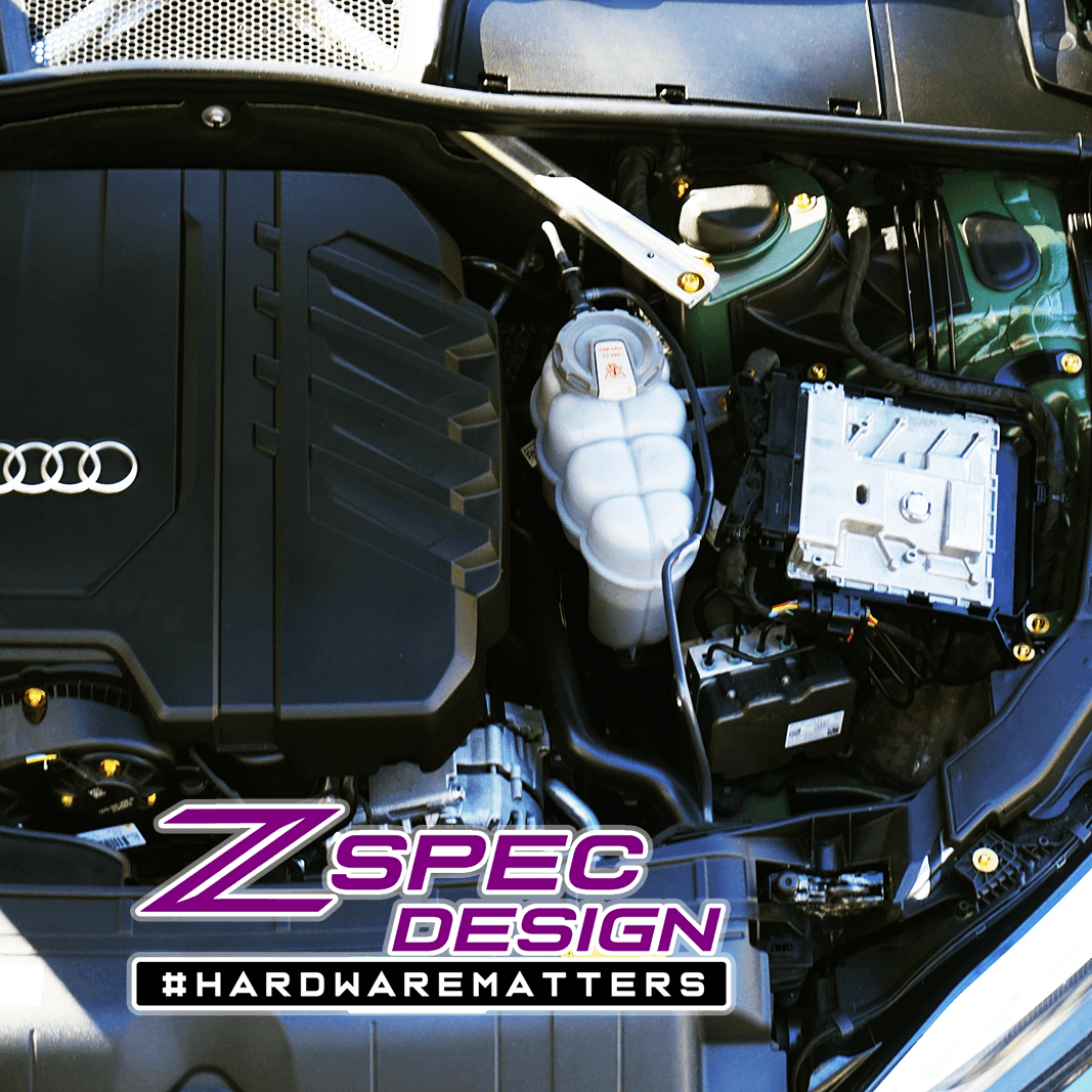 ZSPEC Stage-2 Dress Up Bolts® Fastener Kit for '18-23+ Audi A5 8W6 2.0L, Titanium