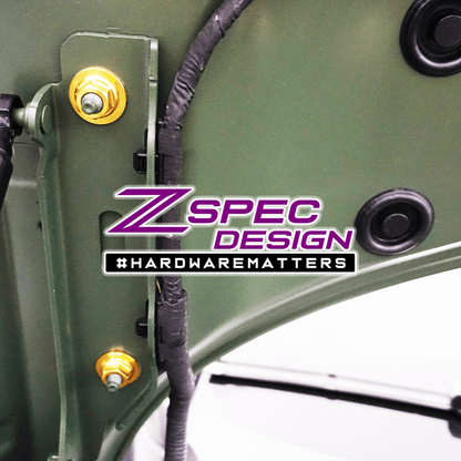 ZSPEC Stage-2 Dress Up Bolts® Fastener Kit for '18-23+ Audi A5 8W6 2.0L, Titanium