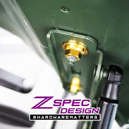 ZSPEC Stage-2 Dress Up Bolts® Fastener Kit for '18-23+ Audi A5 8W6 2.0L, Titanium
