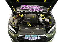 ZSPEC "Stage 1" Dress Up Bolts® Fastener Kit for '18-23+ Audi A5 8W6 2.0L, Titanium