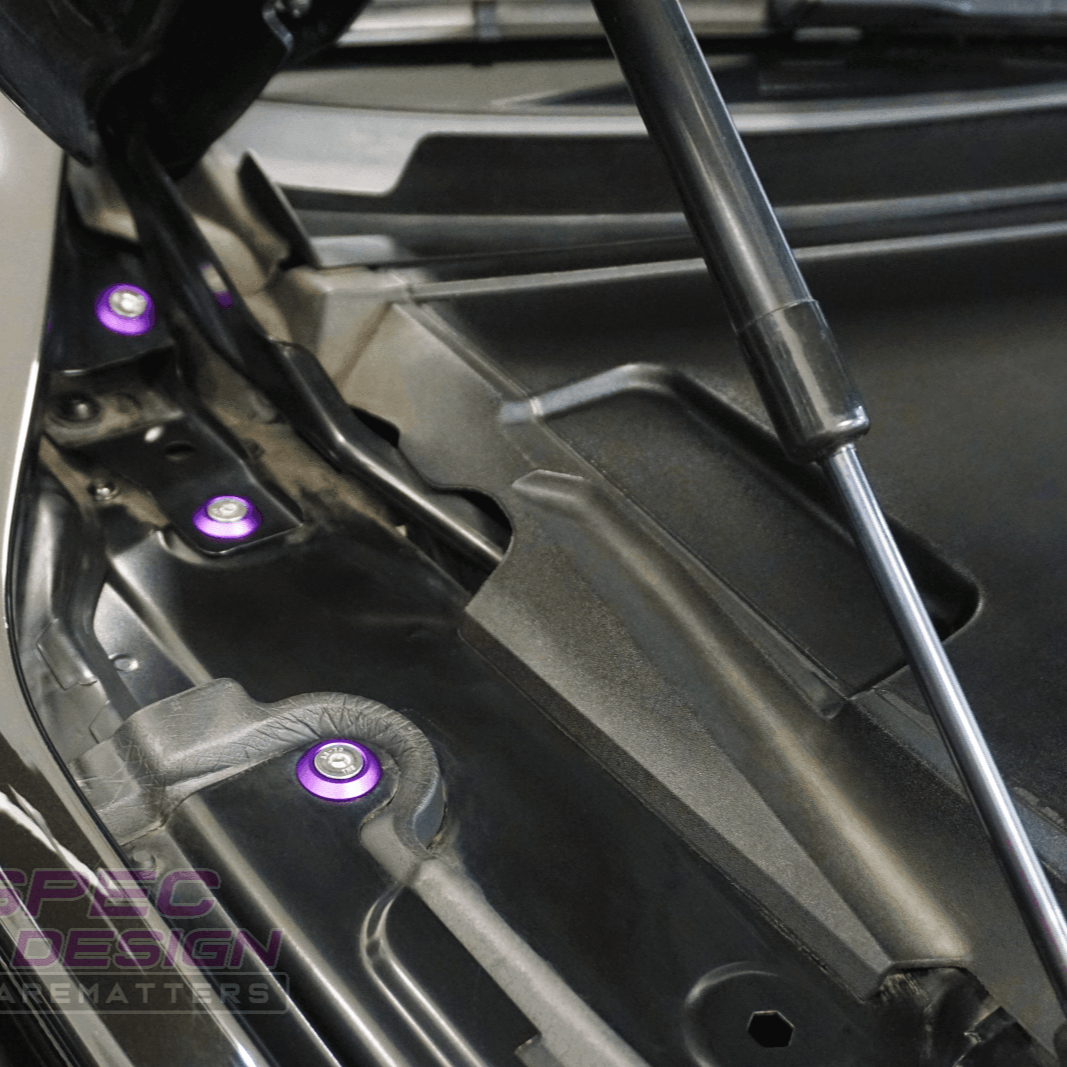 ZSPEC Stage-3 Dress Up Bolts® Fastener Kit for '12-18 Audi A7 4G8 3.0L, Stainless & Billet