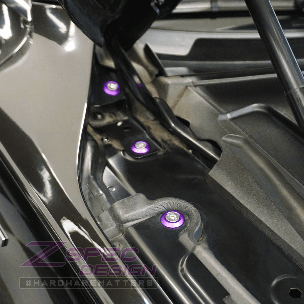 ZSPEC Stage-2 Dress Up Bolts® Fastener Kit for '12-18 Audi A7 4G8 3.0L, Stainless & Billet